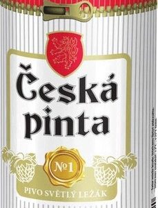 Пиво Ческа Пинта №1 Светли Лежак светлое фильтр ж/б 5,2% 0,568л