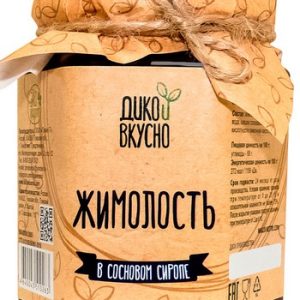 Варенье Дико и Вкусно с жимолостью в сосновом сиропе ст/б 220г