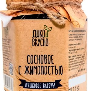 Варенье Дико и Вкусно сосновое с жимолостью и шишкой ст/б 220г