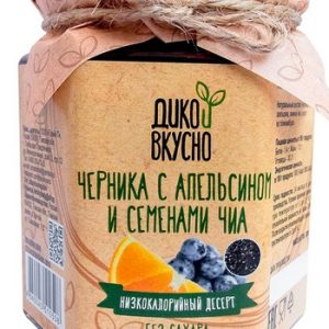 Десерт Дико и Вкусно черника с апельсином и семенами чиа ст/б 200г