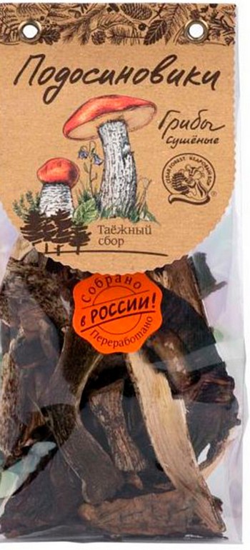 Грибы Кедровый Бор сушеные подосиновики м/у 45г