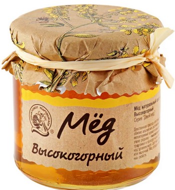 Мед Кедровый Бор Высокогорный натуральный ст/б 245г
