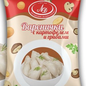 Вареники ЛугМК картофель-грибы с/м 700г