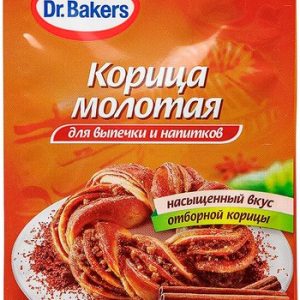 Корица Д-р Бейкерс молотая для выпечки и напитков м/у 8г