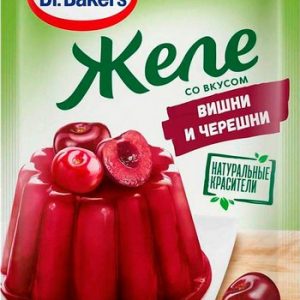 Желе Dr.Bakers со вкусом вишни и черешни м/у 45г