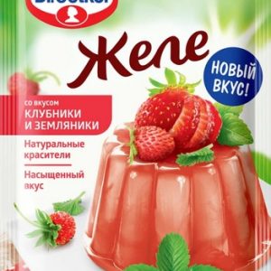 Желе Dr.Bakers со вкусом клубники и земляники м/у 45г