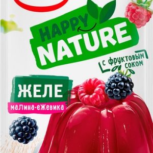 Желе Dr.Bakers Happy Nature с фруктовым соком малина и ежевика м/у 41г