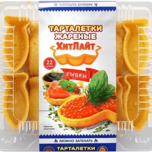Тарталетки ХитЛайт жареные Рыбки 60г
