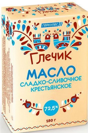 Масло Геркулес Глечик сладкосл крестьянское 72,5% 180г без змж