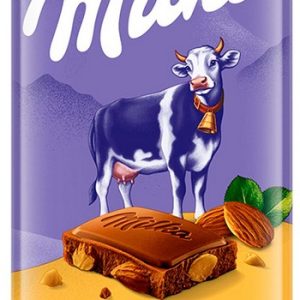 Шоколад Milka молочный цельный миндаль 80г