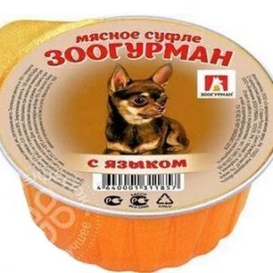 Корм д/собак Мясное Суфле с языком ламистер 100г