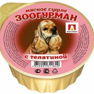 Корм д/собак Мясное Суфле с телятиной ламистер 100г