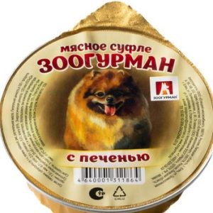 Корм д/собак Мясное Суфле с печенью ламистер 100г
