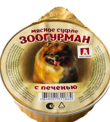 Корм д/собак Мясное Суфле с печенью ламистер 100г