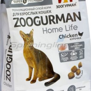Корм д/кош Zoogurman Home Life курица м/у 350г