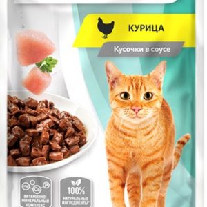 Корм д/кош Zoogurman курица в соусе м/у 85г
