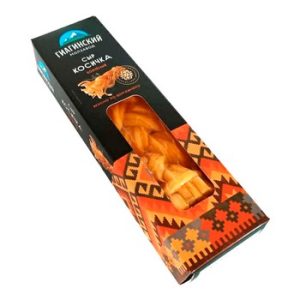 Сыр Гиагинский Косичка копченый 40% 100г без змж