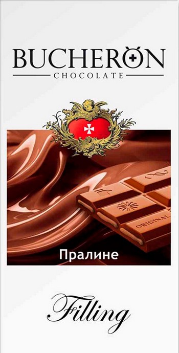 Шоколад Busheron Filling с начинкой пралине 85г