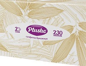 Салфетки Plushe Ассорти V-слож-е 2-хсл к/у 230шт