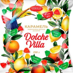Карамель АКФ Дольче Вилла ассорти м/у 250г