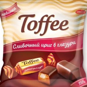 Ирис АКФ Tоффи сливочный глазированный м/у 250г
