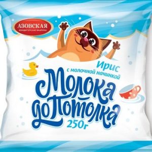 Ирис АКФ Молока до потолка с молочной начинкой 250г