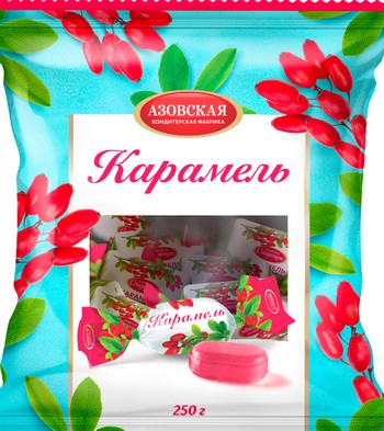 Карамель АКФ Азовские Сладенцы барбарис 250г