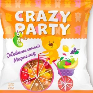 Мармелад АКФ Крейзи Пати Медвежата жевательный м/у 70г