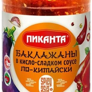 Баклажаны Пиканта в кисло-сладком соусе по-китайски ст/б 360г