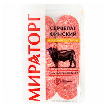 Сервелат Мираторг Финский в/к охл 100г