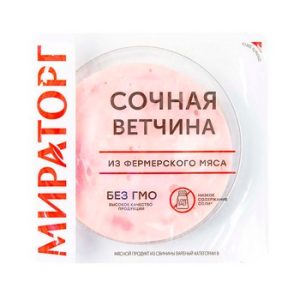Ветчина Мираторг Сочная нарезка охл 160г