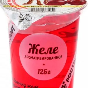 Желе Ростагроэкспорт со вкусом вишни стакан 125г