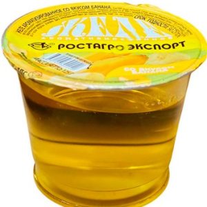 Желе Ростагроэкспорт со вкусом банана стакан 125г