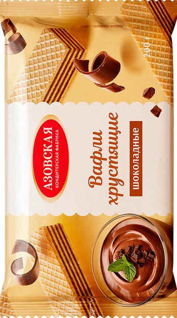Вафли АКФ со вкусом шоколада 200г