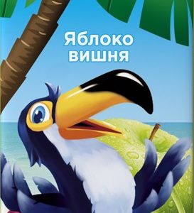 Напиток Фруктовый Остров сокосодержащий яблоко вишня осветленный т/п 0,2л