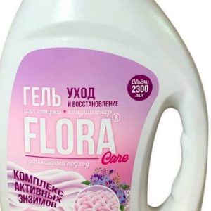Гель д/стирки Flora Уход и Восстановление с кондиционером 2,3л
