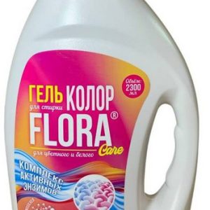 Гель д/стирки Flora д/цветного и белого 2,3л