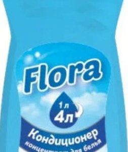 Кондиционер-ополаскиватель д/белья Flora концентрат Морской бриз 1л