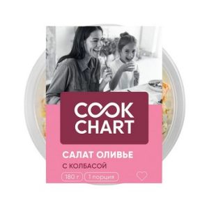 Салат КУК ЧАРТ Оливье охл 180г