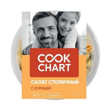 Салат КУК ЧАРТ Столичный охл 180г
