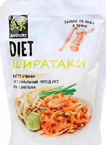 Лапша Мidori Ширатаки Феттуччине м/у 200г