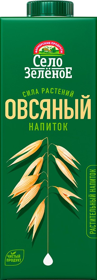 Напиток Село зеленое Овсяный 1,8% т/п 1л