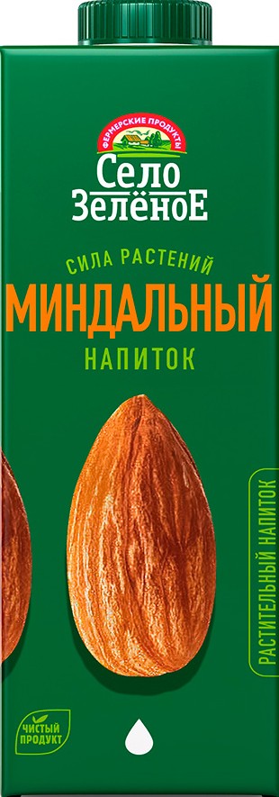 Напиток Село зеленое Миндальный 1,8% т/п 1л