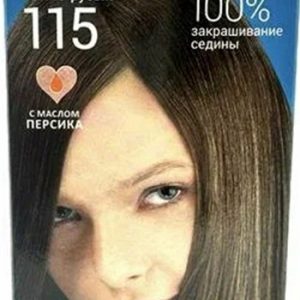 Гель-краска д/волос Цветель №115 тон темно-русый 115мл
