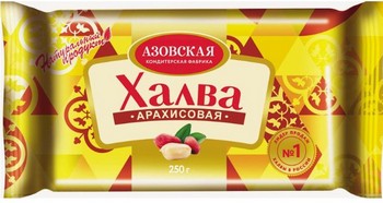 Халва АКФ арахисовая 250г