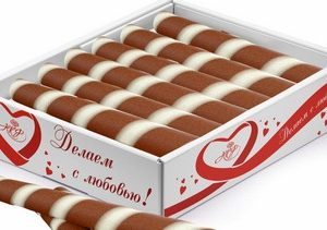 Трубочки вафельные Шоколенд шоколад к/у 500г