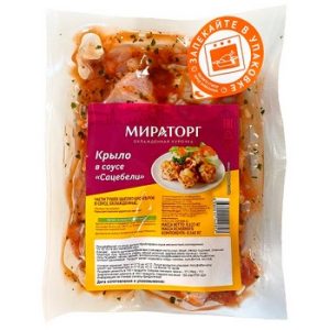 Крыло Мираторг Куриное в соусе сацебели охл 625г