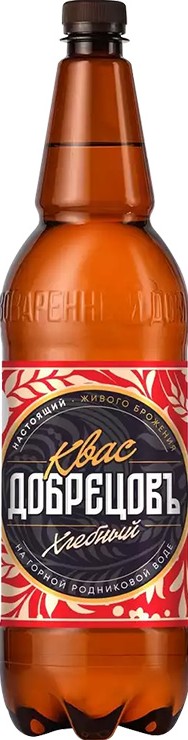 Квас Добрецовъ Хлебный пэт 1,4л