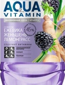 Напиток Аква Витамин со вкусом ежевики, лемонграсса и женьшеня б/алк негаз пастериз 0,75л