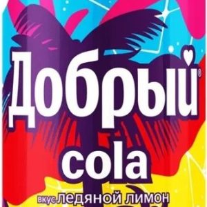 Напиток Добрый Кола Ледяной лимон газ ж/б 0,33л